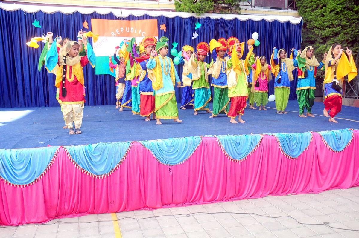 representation of bhangra a regional dance form by our students